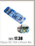 3S 40A литий-ионная батарея зарядное устройство защиты PCB BMS плата с балансом для электродвигателя 11,1 В 12,6 в Lipo сотовый модуль