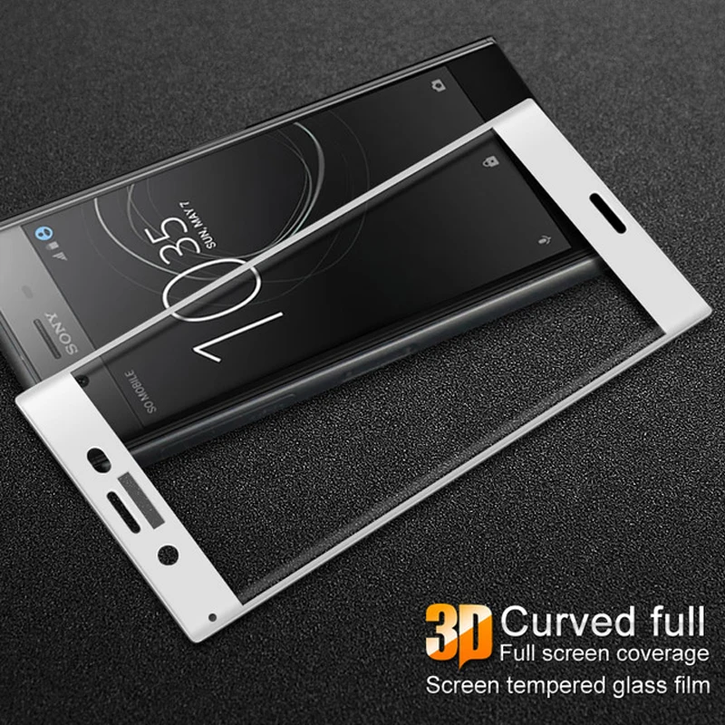 3D изогнутое закаленное стекло для Sony Xperia XZ полноэкранная Защитная пленка