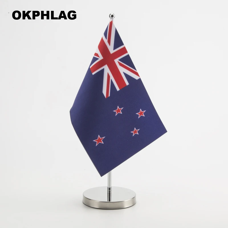 Новая Зеландия офисный стол флаг из нержавеющей стали фотообои баннеры