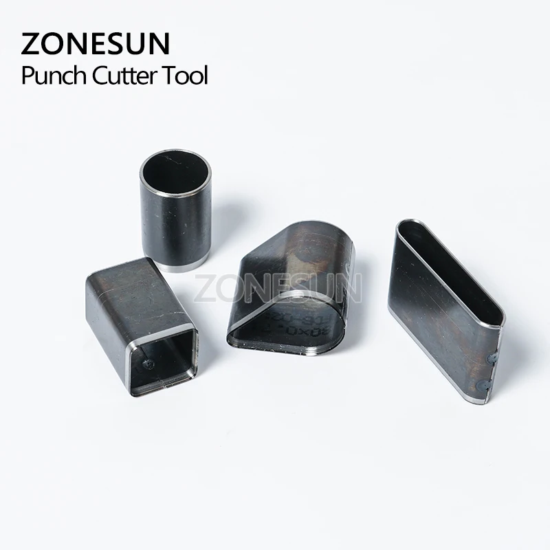 ZONESUN 52 шт. Высокоуглеродистая сталь перфоратор с круглым отверстием сделай сам