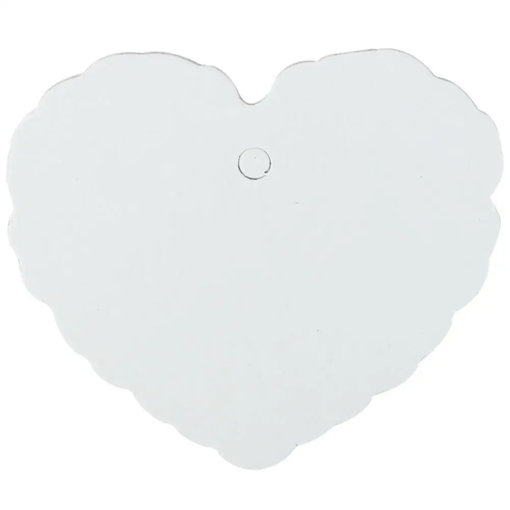 Новинка 2016 картонные бирки в форме сердца 100 x из крафт бумаги виде белого для
