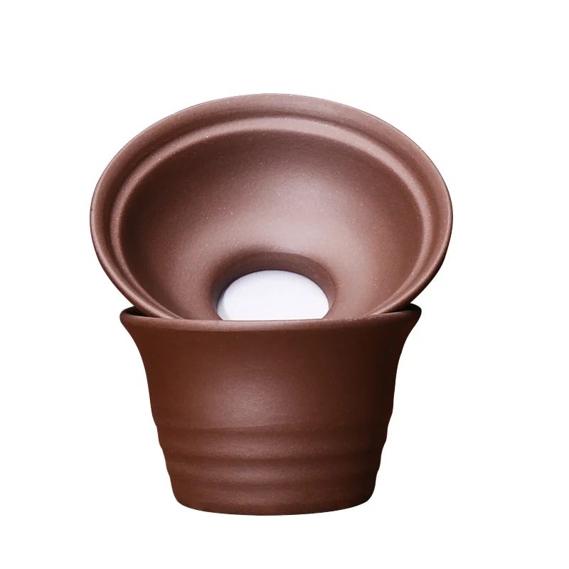 Free Shipping Yixing Raw Ore Tea Cups Kung Fu Accessories filter Purple Clay Strainer Fair Cup Chahai |