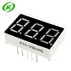 Цифровая трубка с общим катодом, 3 Бит, 0,36 дюйма, 0,56 дюйма, дюйма, 5 шт. Красныйзеленый светодиодный дисплей 7 разрядный сегмент