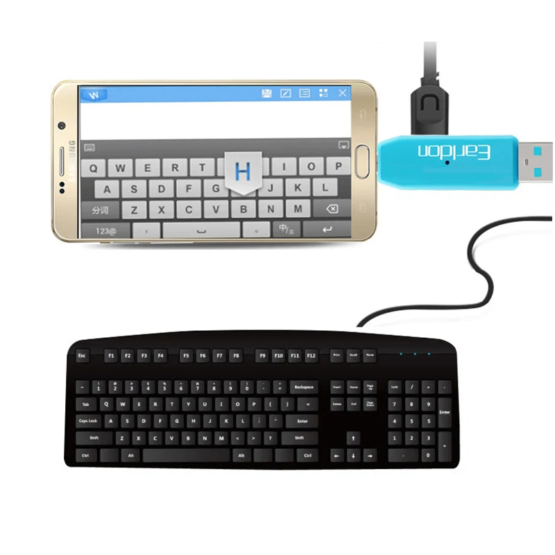 Kuman 2.0 OTG Card Reader USB MicroUSB Interface with Micro SD TF Slot Y214 Flash Memory for Phone | Компьютеры и офис