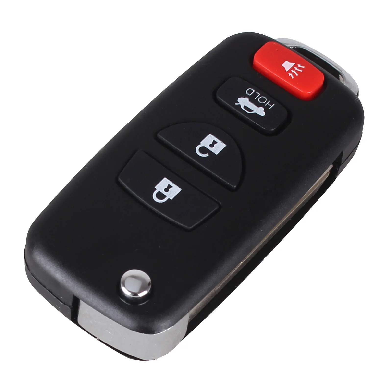 KEYYOU модифицированный 3 + 1 4 кнопки раскладной дистанционный ключ для Nissan Infiniti Xterra