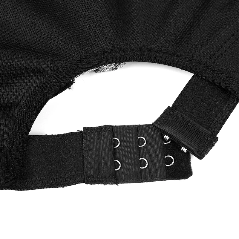 WANAYOU 2XL-5XL размера плюс спортивные бюстгальтеры для фитнеса, женские бюстгальтеры пуш-ап на молнии, мягкие безпроводные противоударные майки для йоги, спортивные топы
