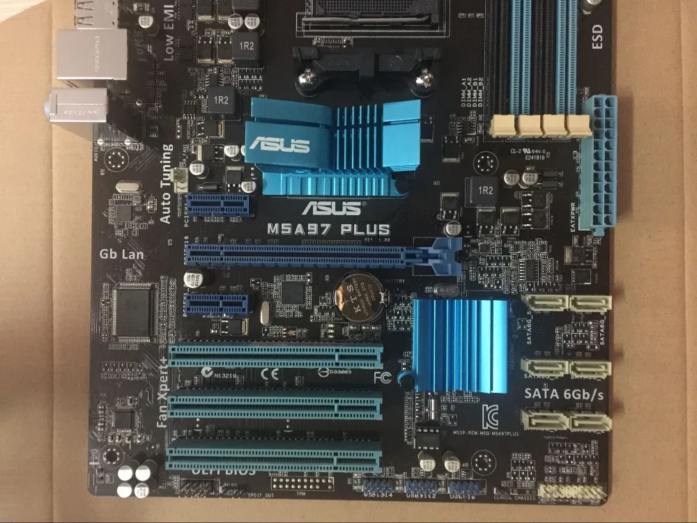 ASUS M5A97 PLUS оригинальная материнская плата DDR3 с разъемом AM3 AM3+ USB2.0 32GB 970 настольная материнская плата