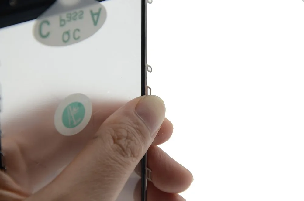 20 шт. для iPhone 8 7 6s 6 plus 5 5S передняя стеклянная линза + рамка ока Замена с наушником
