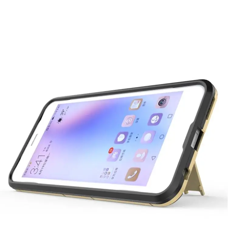 Hybrid Armor Rugged Rubber Kickstand Case Cover for Huawei Nova 2 / Plus |
