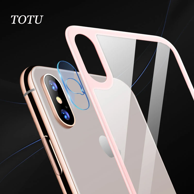 Защитная пленка для задней панели камеры iPhone XR/X/XS Max 3D мягкий край закаленное