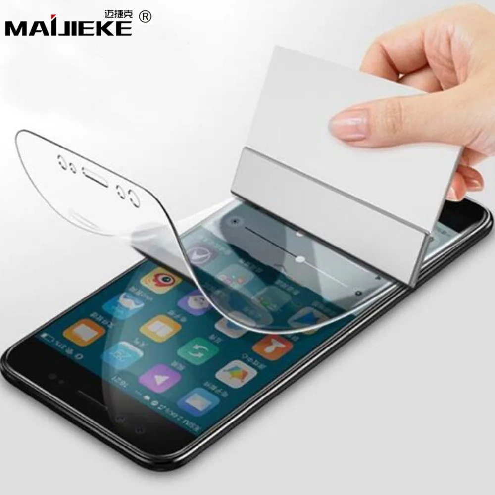 MAIJIEKE Мягкий ТПУ нано Полное покрытие экрана протектор для Meizu 16X16 16 15 Plus Pro 7 Plus X8 M6 Note Гидрогелевая защитная пленка