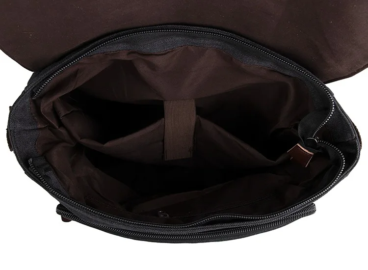 Augus Новая модная отличная холщовая кожаная сумка для ноутбука Trimmig мужская через