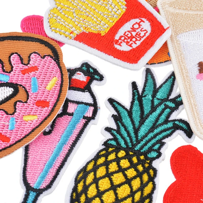 Фаст-фуд пончик Пломбир гамбургер молоко ананас сердца картофель фри набор из 8