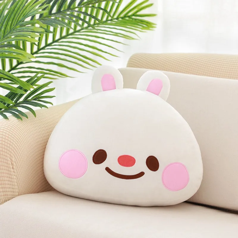 Rabbit 40 см TONTON FRIENDS Kawaii Кошка и Кролик плюшевая подушка мягкая мультяшная животное медведь и собака мягкая кукла диван подушка ребенок подарок подруге - Цвет: Rabbit