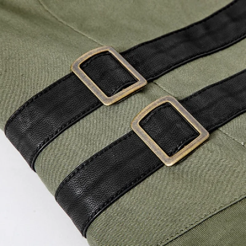 Steampunk Punk military style Fashion Womens Sexy fishtail Gothic Skirt 2 color Q276 | Женская одежда