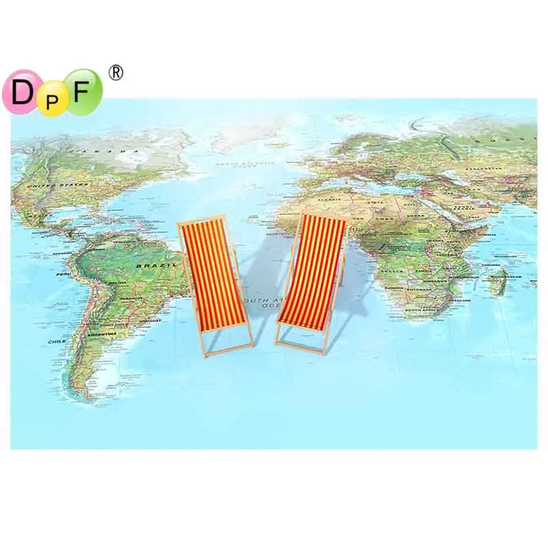 DPF DIY алмазный картина Алмазная мозаика закат цветы квадратных полный алмазов