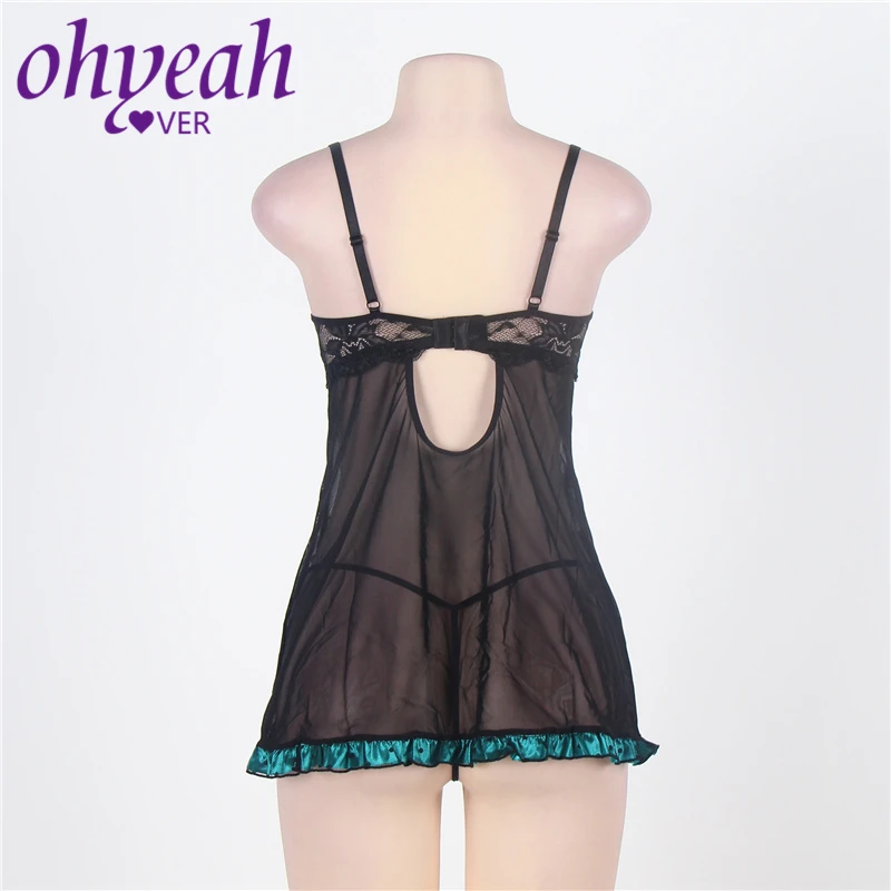Ohyeahlover косплей сексуальное женское белье халат прозрачный эротический RM70120 плюс