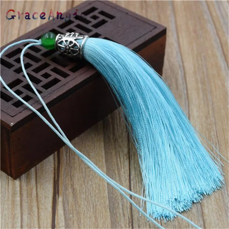 GraceAngie 10 ⑤ упак. металлические полые 9 см кисточки DIY ювелирные аксессуары