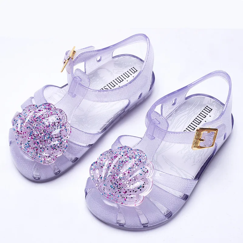 Мини Melissa для девочек сандалии 2019 Новая девушка желе девушек пляжные
