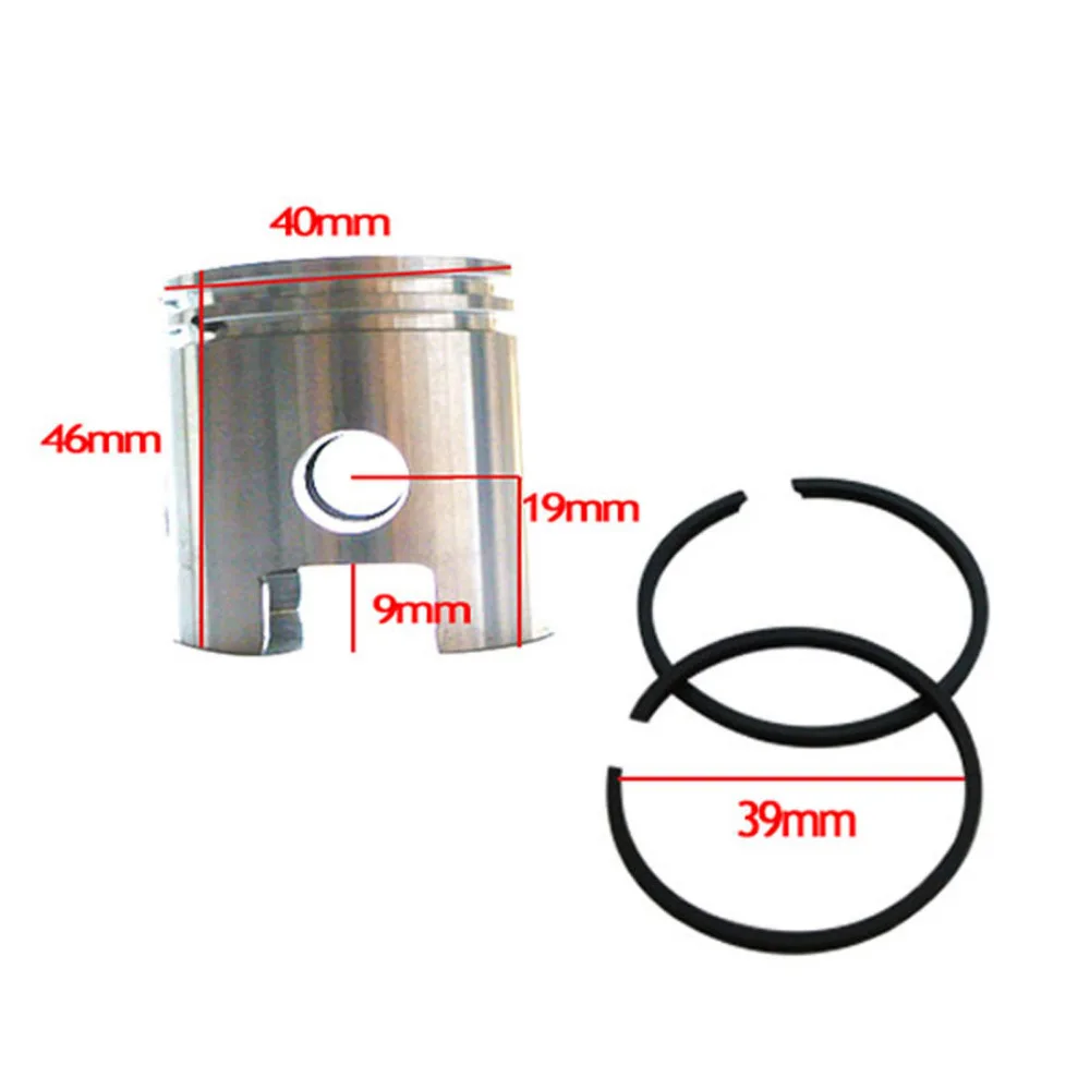 Новый комплект 40 мм с большим отверстием поршневые кольца для цилиндров подходит
