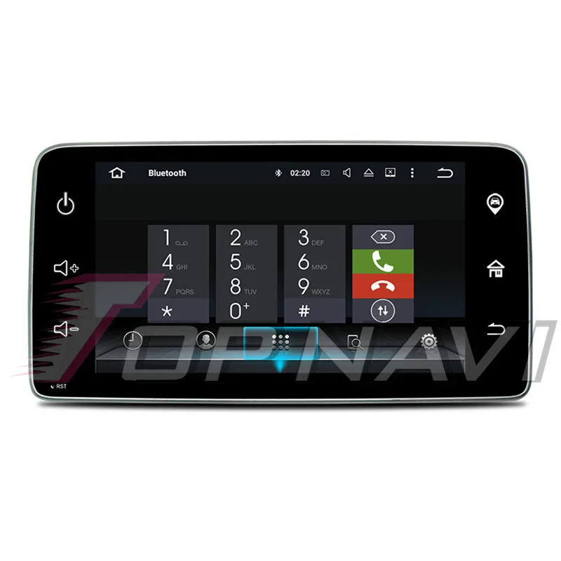 TOPNAVI Android 8 0 Octa Core автомобильный gps навигации для Benz Smart 2015 10 стерео проигрыватель