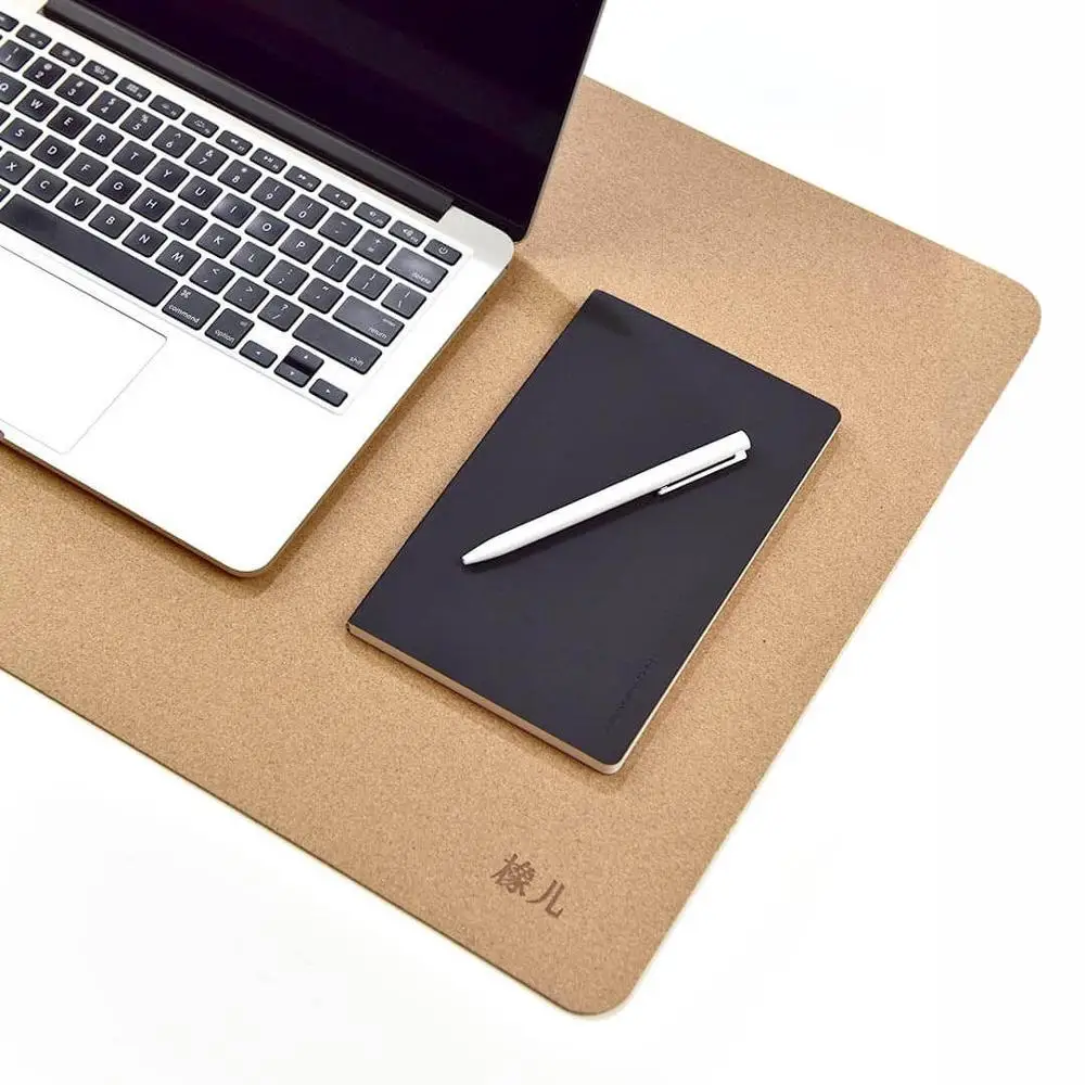 Натуральный пробковый коврик для мыши из дуба водонепроницаемый