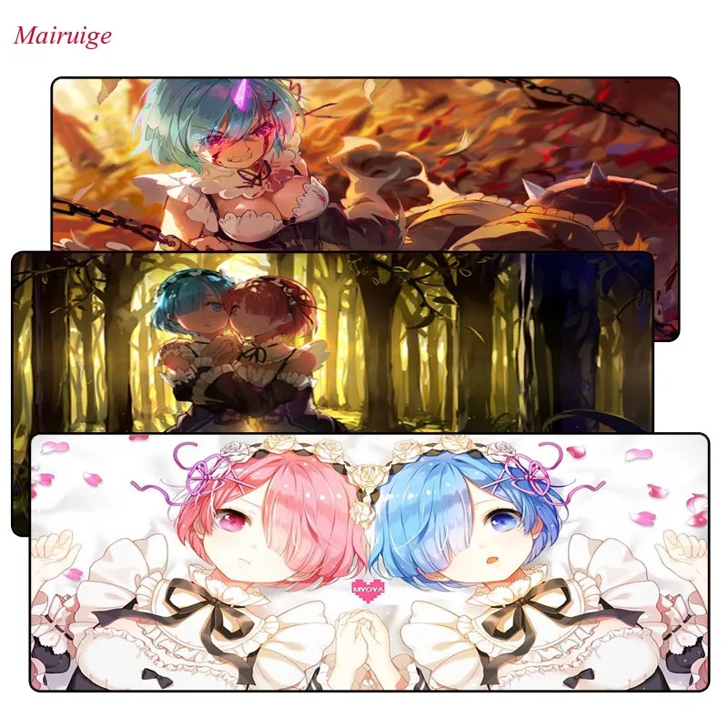 

Mairuige Rezero Anime 900x400X3MM gaming mouse pad large Birthday Notebook pc accessories laptop padmouse For CSGO DOTA LOL