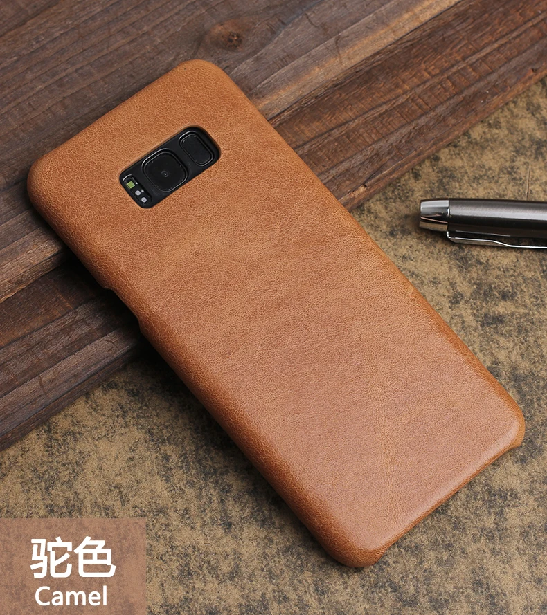 Роскошный брендовый чехол-накладка из натуральной кожи для samsung galaxy s8 plus чехлы для телефонов s8+ оболочка