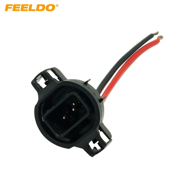 FEELDO 1 шт. H16/5202/2504/PSX24W лампы Штекерный разъем для противотуманных фар проводка Pigtail