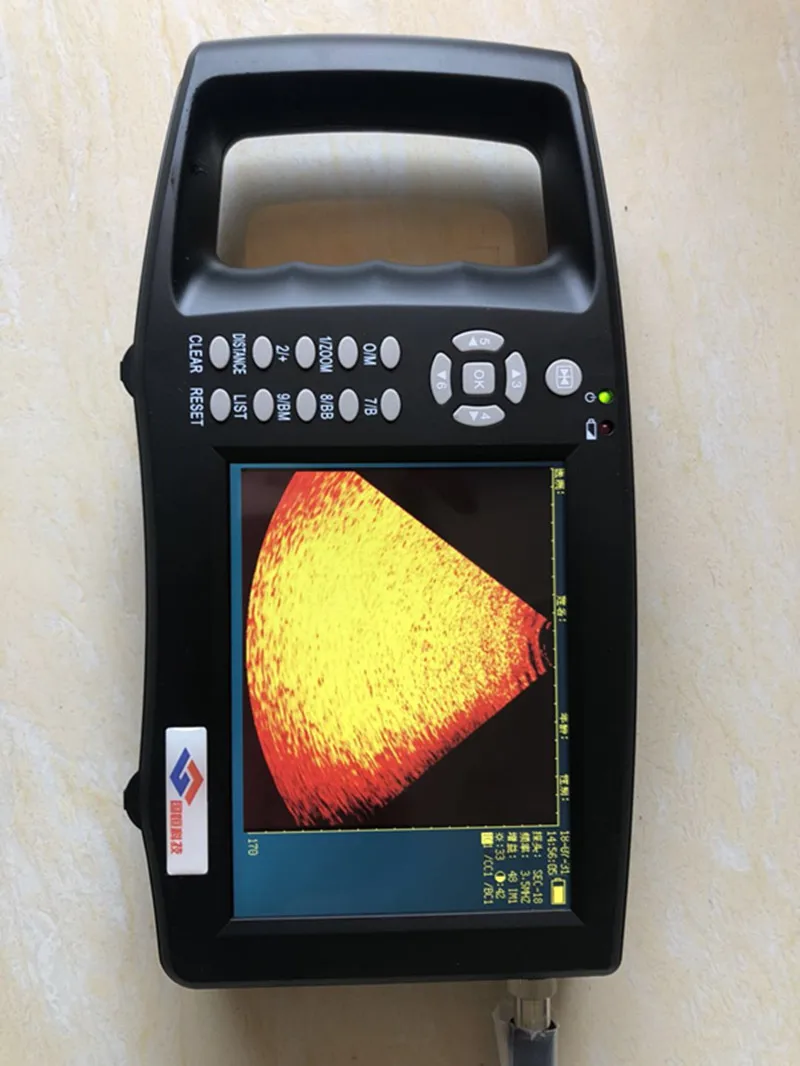 Portátil de Porco Instrumento de Teste de Gravidez Detector Ultrassônico Ultrassom Animal Veterinário