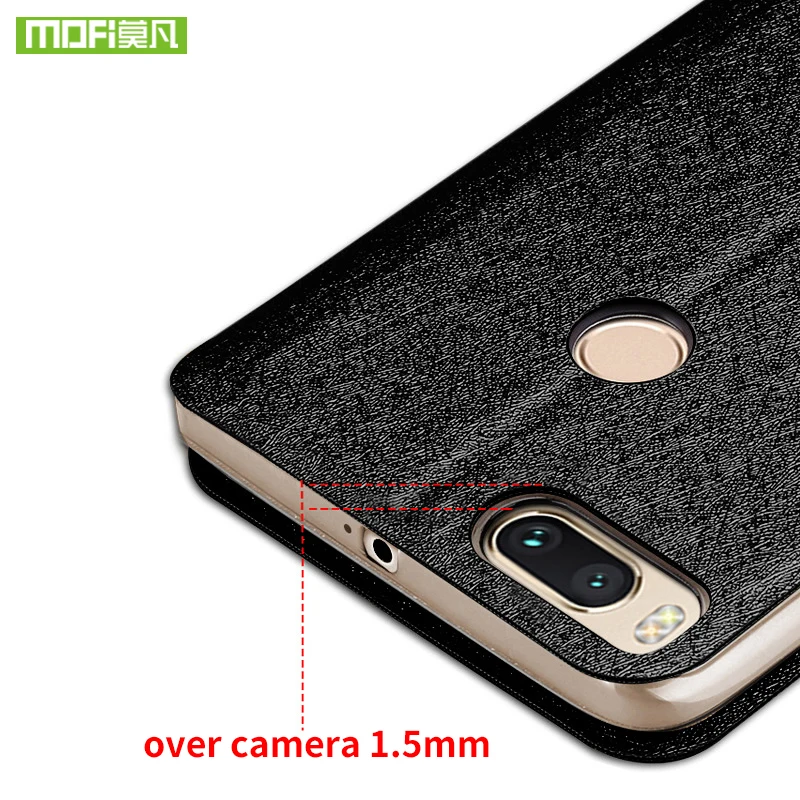 Чехол для Xiaomi mi 5X силиконовый чехол из ТПУ оригинальный кожаный книжка mofi A1