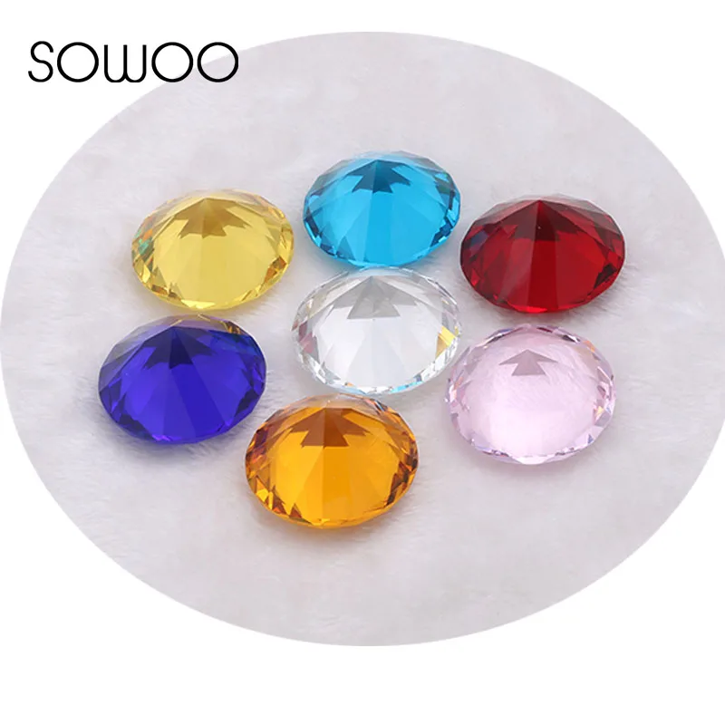 Большой камень 2 шт./лот 50 мм круглый цветок кристалл необычный остроконечное