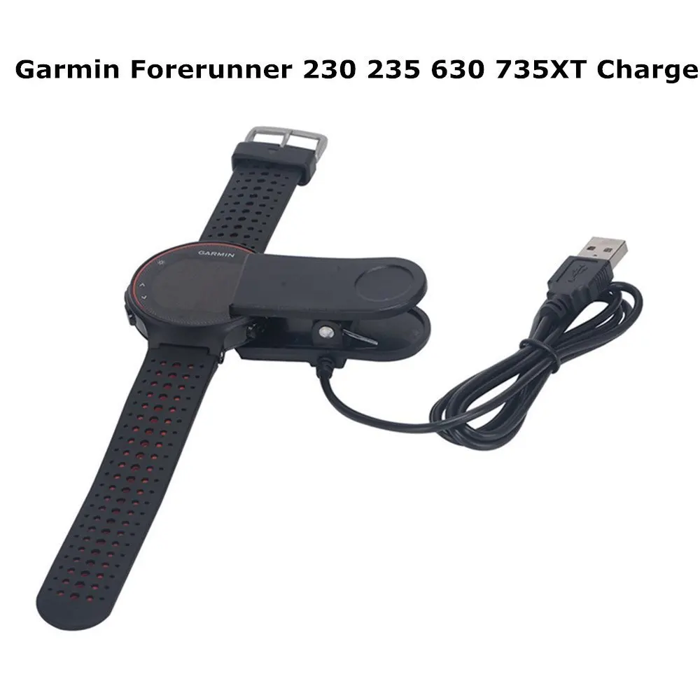 Зарядное устройство с зажимом для часов заряднеое Garmin Forerunner 235 630 230 735XT Смарт-часы