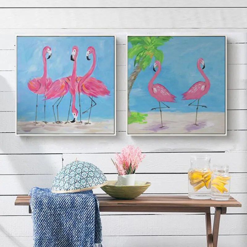 Diy diamond embroidery kits Flamingo pictures of rhinestones 5d full round drill painting mosaic wall decor craft RD083 | Дом и сад
