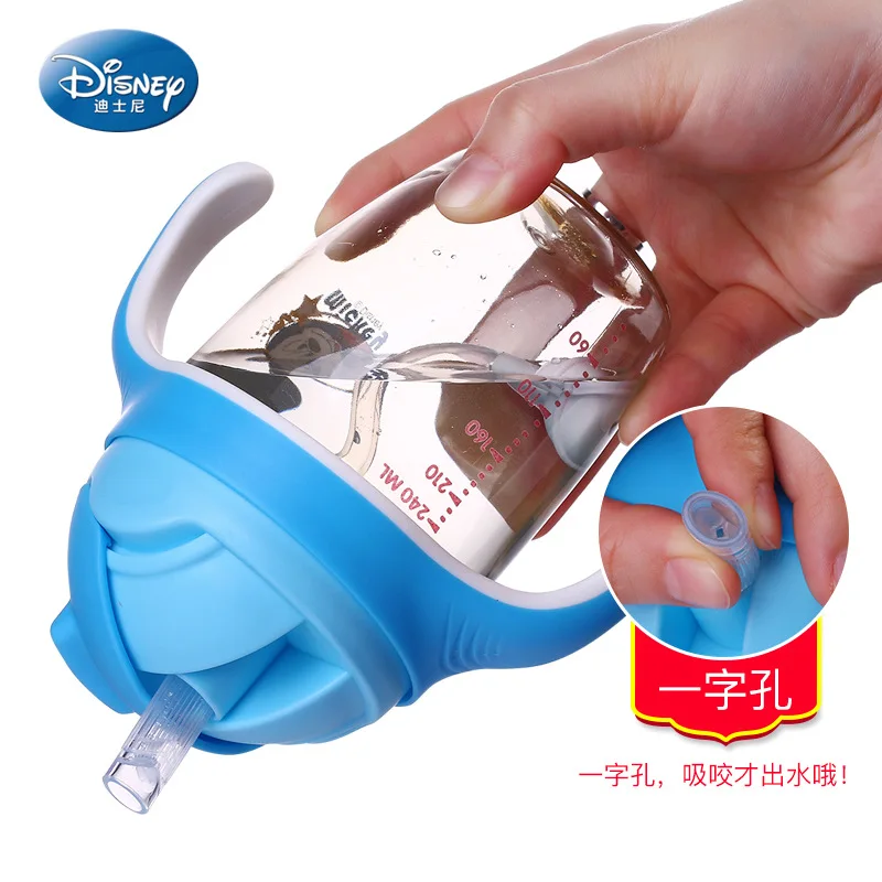 Настоящая распродажа милая детская чашка для кормления Disney с соломой Детская