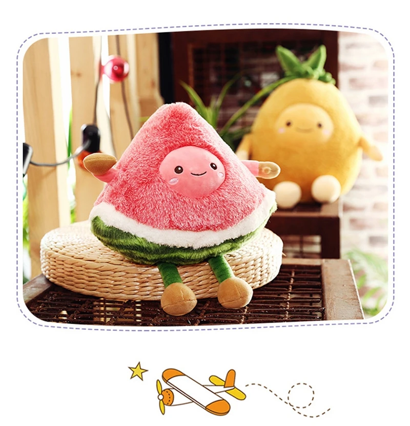 Мягкие Плюшевые Растения сосна яблоко Kawaii мягкие детские игрушки милые игрушки для детей Плюшевые игрушки Peluche арбуз подарок для девочки