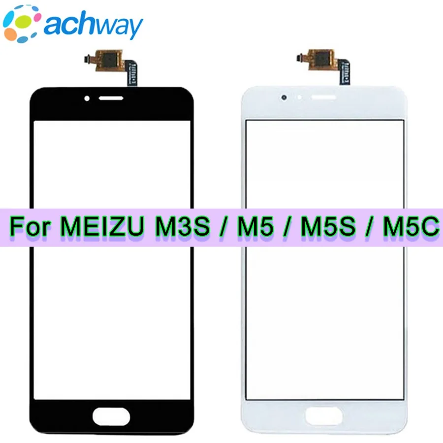 Новый сенсорный мини экран 5 0 дюйма Meizu M3S дигитайзер Внешний стеклянный объектив