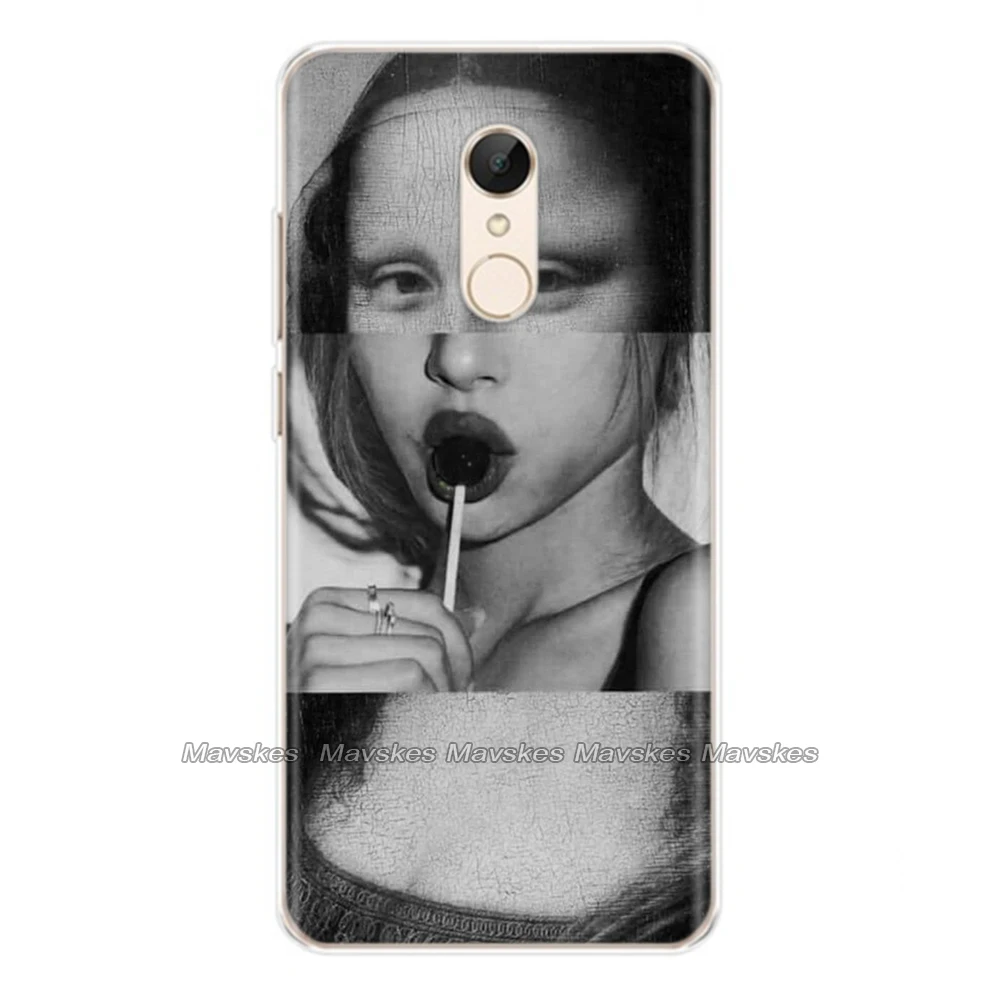 44 Мягкий силиконовый чехол для Xiaomi Redmi 5, чехол с милым мультяшным принтом для телефона, чехол для Redmi 5 Plus Redmi5, мягкий чехол из ТПУ - Цвет: 44