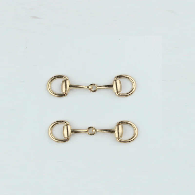 SENTCHARM черный золотой DIY металлические аксессуары для обуви роскошные украшения индивидуальный дизайн модный орнамент - Цвет: Golden