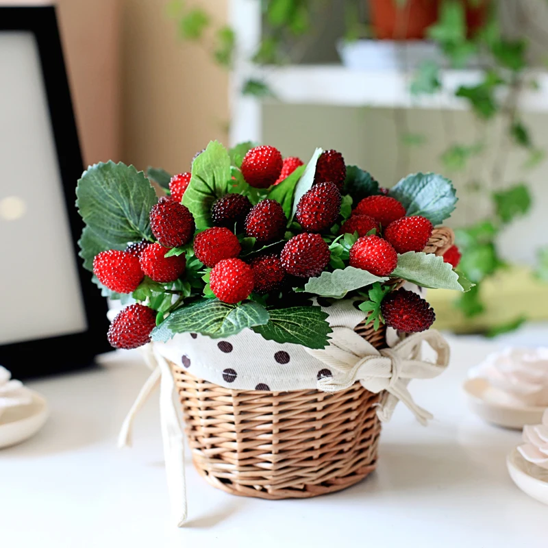 Искусственный искусственный шелковица искусственные цветы для украшения