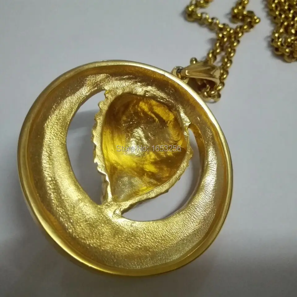 Колье с подвеской в виде головы льва для мужчин ювелирное изделие классическом