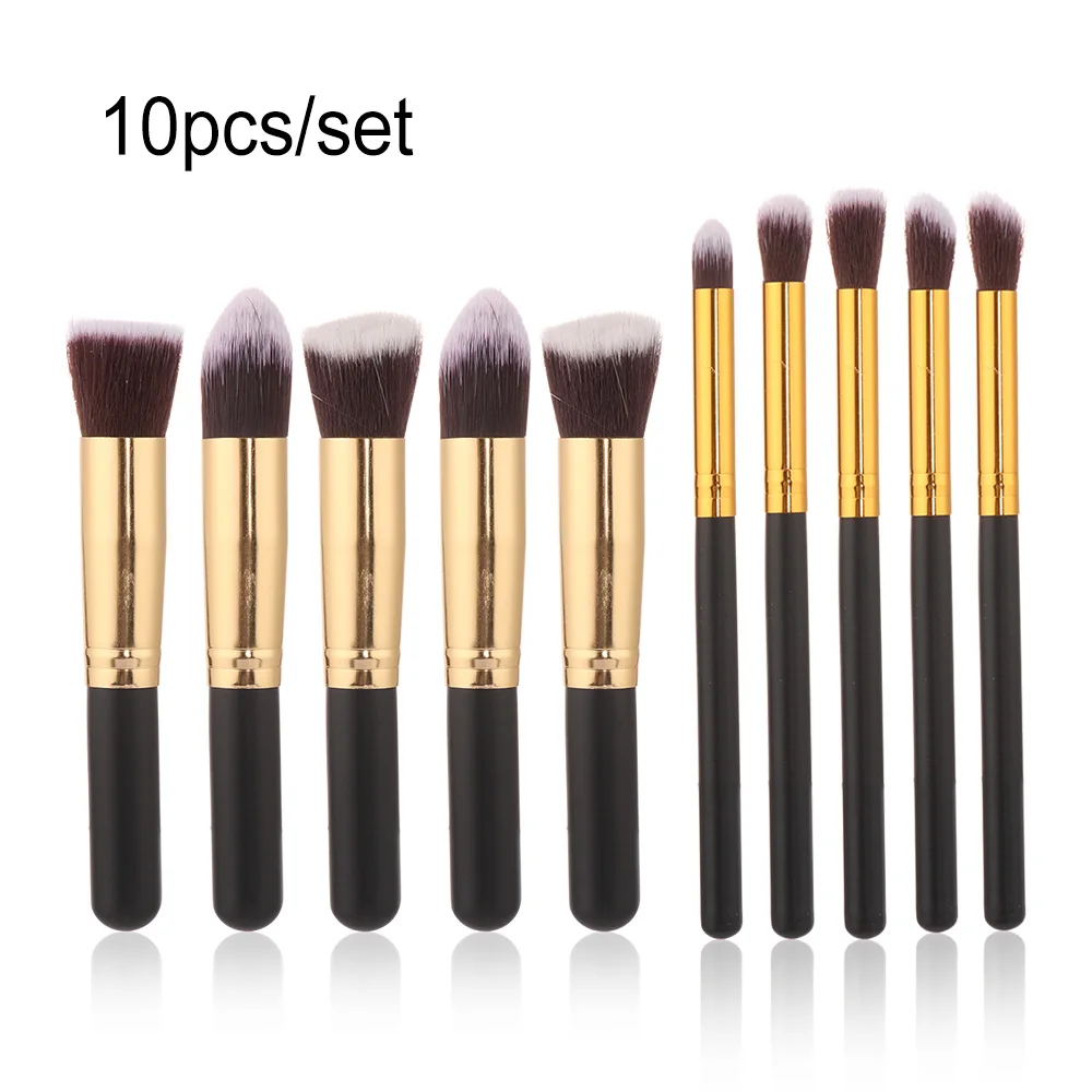 Профессиональный набор кистей для макияжа 10 шт. косметические кисти основы