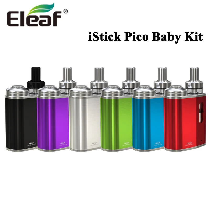 Оригинальный комплект Eleaf iStick Pico для малышей с аккумулятором 1050 мАч 25 Вт Baby Box MOD и 2