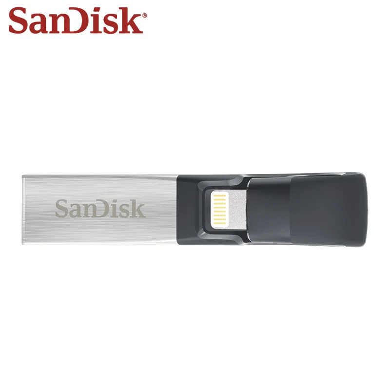 SanDisk iXPAND USB флеш накопитель 64 ГБ 32 OTG USB3.0 SDIX30N накопители Освещение флешки для iPhone