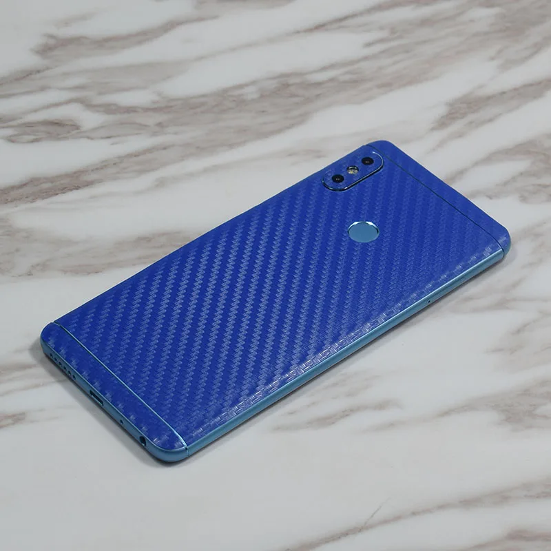Задняя пленка для Xiaomi Redmi Note 5, наклейка из углеродного волокна, защитная пленка для экрана, Защитная пленка для Xiaomi Redmi Note 5 - Цвет: Blue