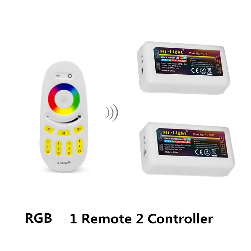 MI светильник DC 12-24 в беспроводной Радиочастотный 2 4G 4-зонный RGB контроллер