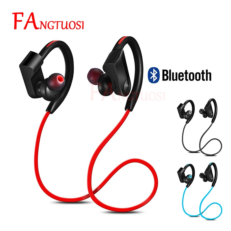 FANGTUOSI K98, беспроводные Bluetooth наушники, стерео, спортивные, для бега, гарнитура с микрофоном, свободные руки, ушные крючки, наушники для samsung, Xiaomi