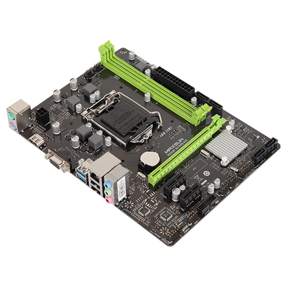 MAXSUN Challenger H310CM-V3H Материнская плата Intel mATX + VGA HDMI двухканальный DDR3 SATA3.0 USB3.1 |