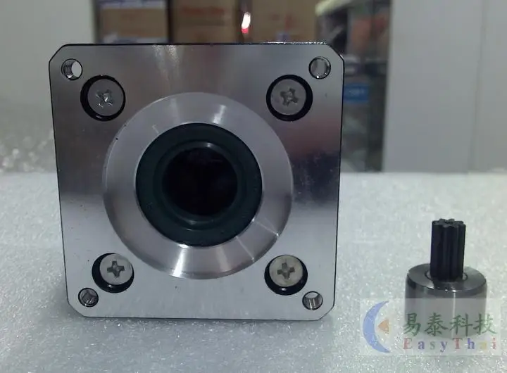 Новый планетарный редуктор скорости 1:10 установка шагового двигателя Leadshine NEMA 23 out