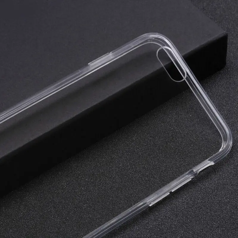 Ультра тонкий Ясно кремния чехол для iPhone X XS Роскошные Бизнес простой 7 plus 6S 6 8 плюс